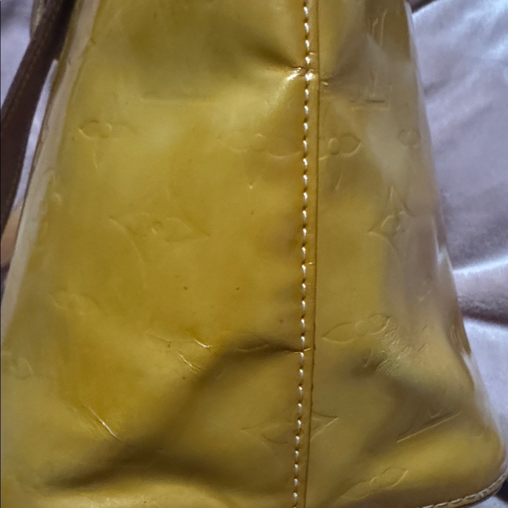 Louis Vuitton yellow/gold Vernis Tote - Picture 10 of 12